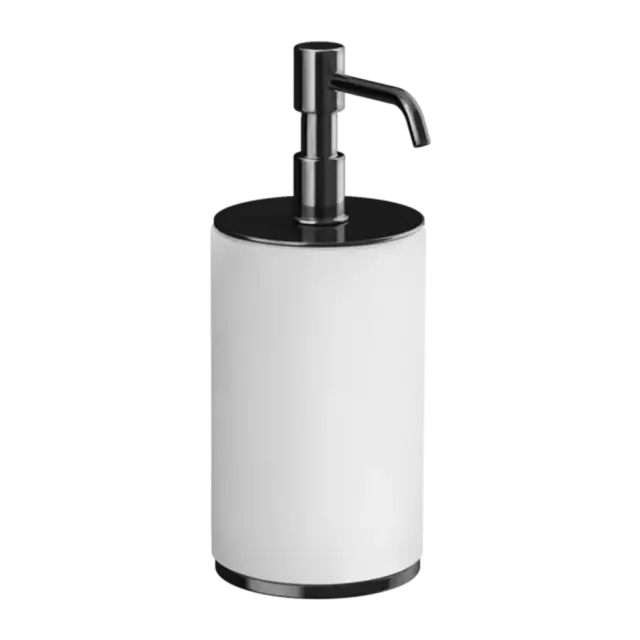 Дозатор Gessi ORIGINI 66437#706 белый/Black Metal PVD