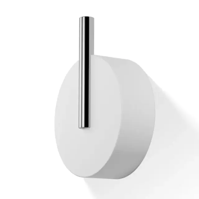 Крючок Decor Walther STONE WHG 0972755 белый/сталь матовая