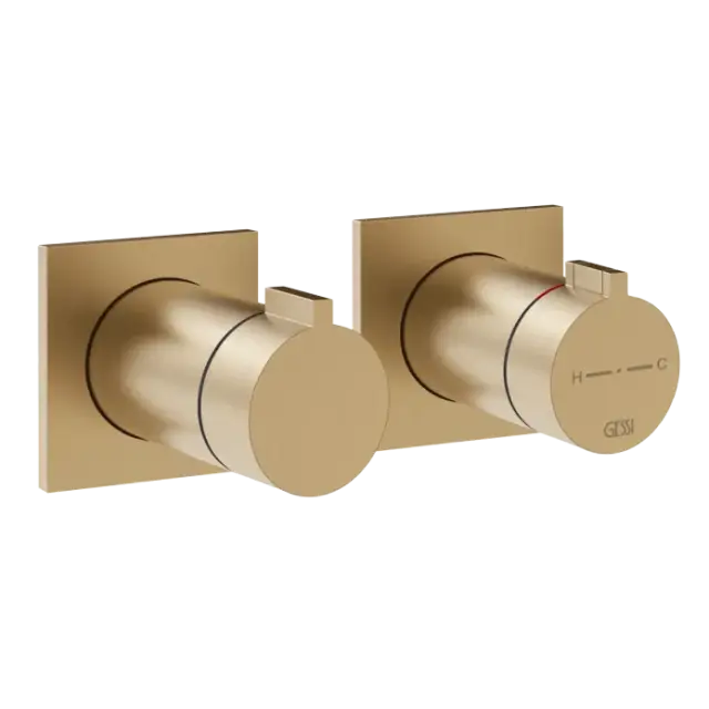 Термостат Gessi INVERSO 73036#726 цвет-warm bronze brushed PVD