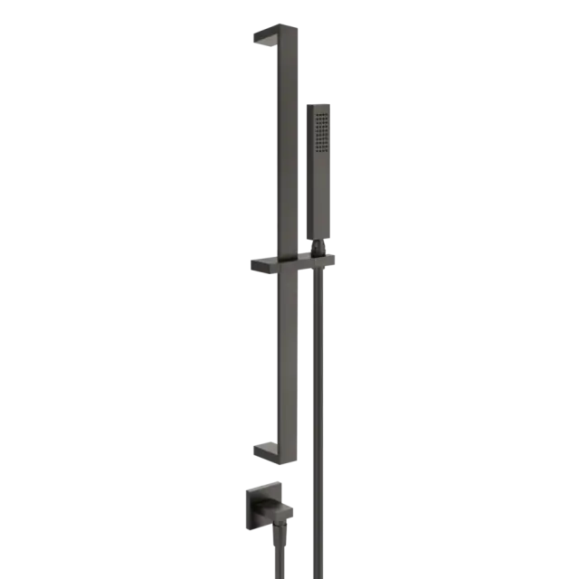 Душевая стойка Gessi Rettangolo 20142#707 цвет-Black Metal Brushed PVD