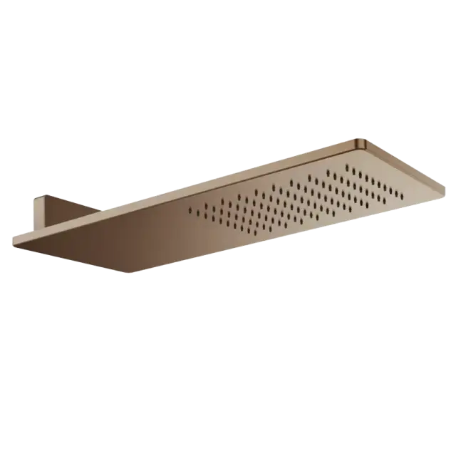 Верхний душ Gessi Rettangolo 33095#708 цвет-браш.медь PVD