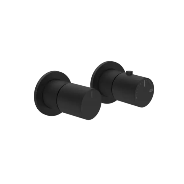 Внешняя часть встраиваемого термостата для душа на 3 позиции GESSI HABITO