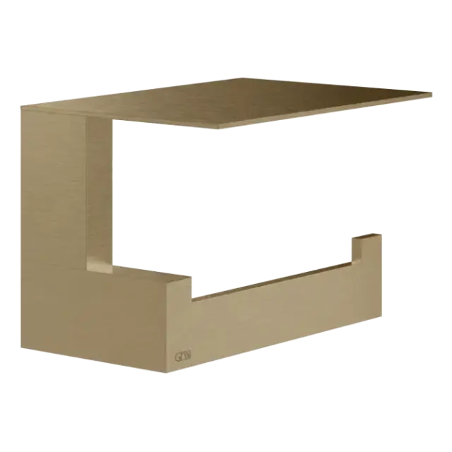 Держатель для туалетной бумаги Gessi Rettangolo 20849#726 цвет-warm bronze brushed PVD