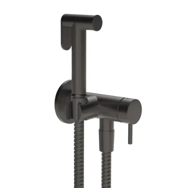 Гигиенический душ Gessi 45130#707 цвет-black metal brushed PVD