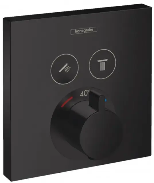Смеситель для душа HANSGROHE Shower Select 15763670 матовый черный