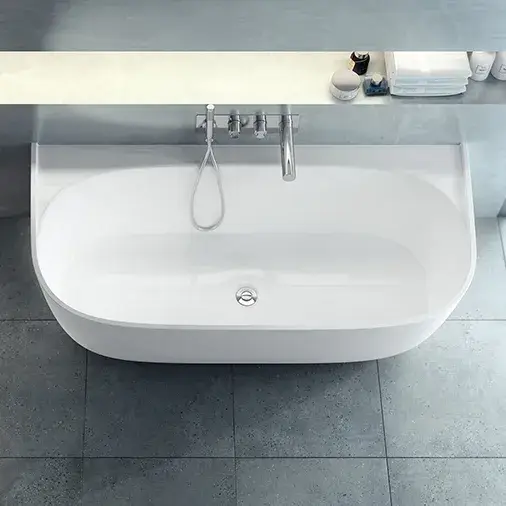 Ванна Victoria+Albert ELDON ELD-N-SW-OF белый QUARRYCAST