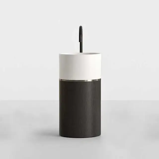 Раковина Milldue ROMA I 2016.B керамика белая матовая/полоса PLATINO-333/база-ROVERE NERO-7373