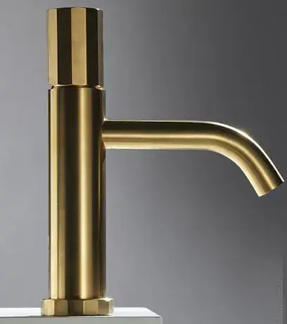 Смеситель для раковины Carlo Frattini Spillo Tech F3031XSVOS BRUSHED GOLD