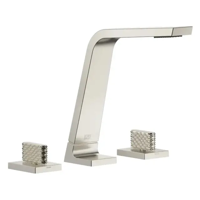 Смеситель для раковины Dornbracht CL.1 13715705-06+20006705-06+20006706-06 цвет-платина матовая