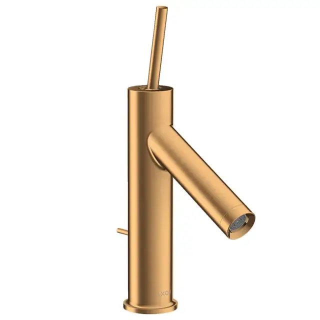 Смеситель для раковины AXOR Starck 10111250 цвет-шлифованное золото