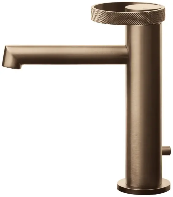 Смеситель для раковины Gessi ANELLO 63301#726 Warm Bronze Brushed PVD