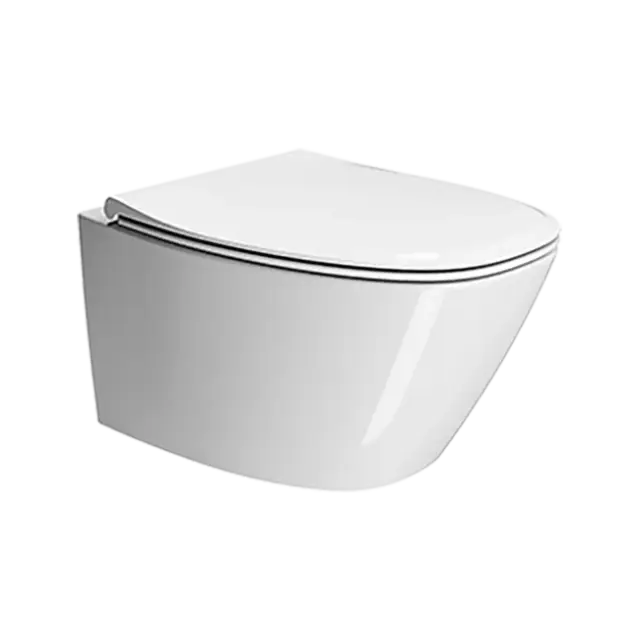 Унитаз GSI MODO+ 8415FR211+MS84C11 цвет-белый глянцевый