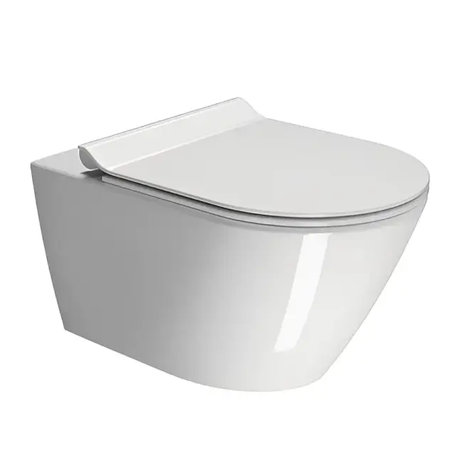 Унитаз GSI KUBE X 9413FR511+MS86CSN11 белый глянцевый