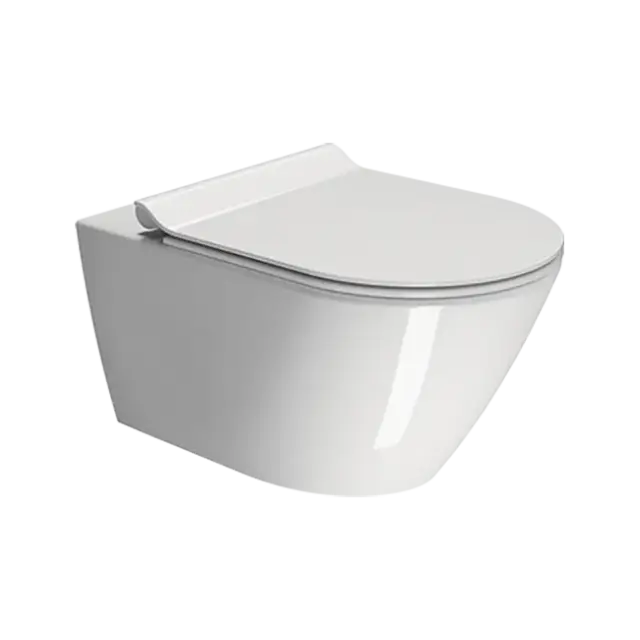 Унитаз GSI KUBE X 9415FR211+MS86CSN11 белый глянцевый