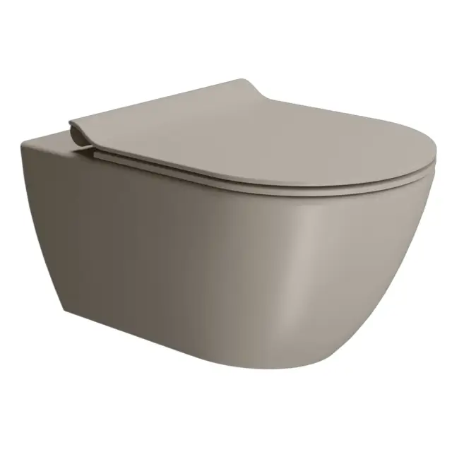 Унитаз GSI Pura 8815FR205+MS86CSN05 цвет-TORTORA OPACO-05