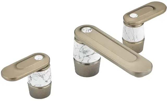 Смеситель для раковины THG Corvair howlite U8G.H67.151 Matt Umber PVD (H67)