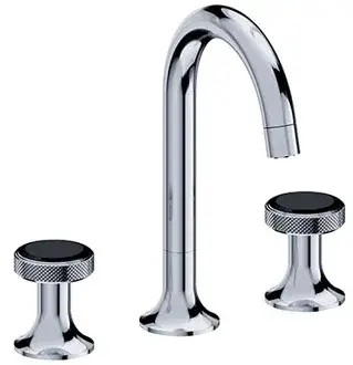 Смеситель для раковины Jorger Valencia 638.30.300.000-12 хром, черный хрусталь