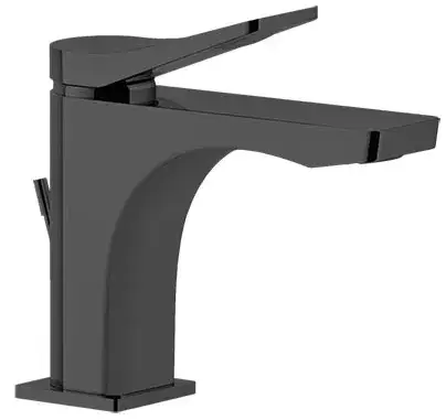 Смеситель для раковины Gessi RILIEVO 59005#707 цвет-Black Metal Brushed PVD