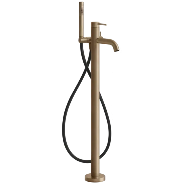 Смеситель для ванны Gessi GESSI 316 54028#726 Warm Bronze Brushed PVD