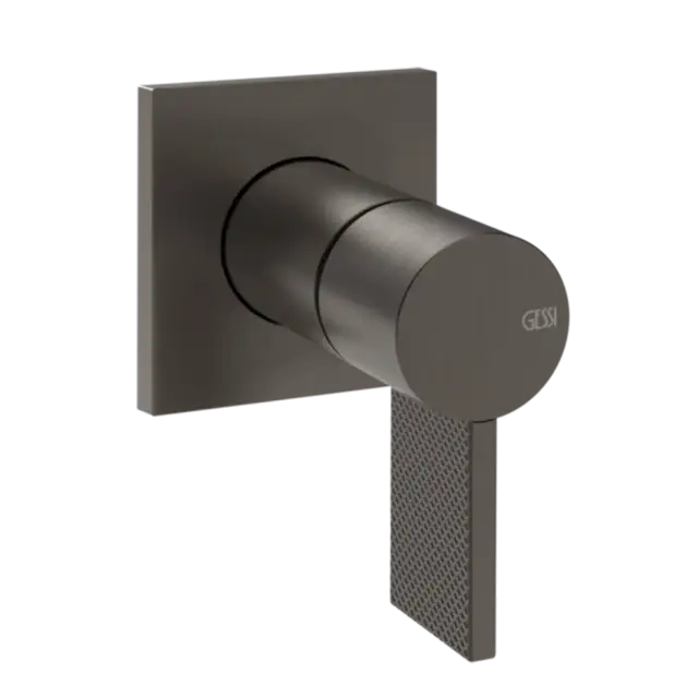 Смеситель для раковины Gessi INVERSO DIAMANTATO 73609#707 цвет-Black Metal Brushed PVD