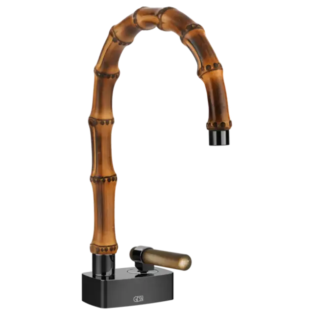 Смеситель для раковины Gessi Jacqueline 77201#706 цвет-Black Metal PVD