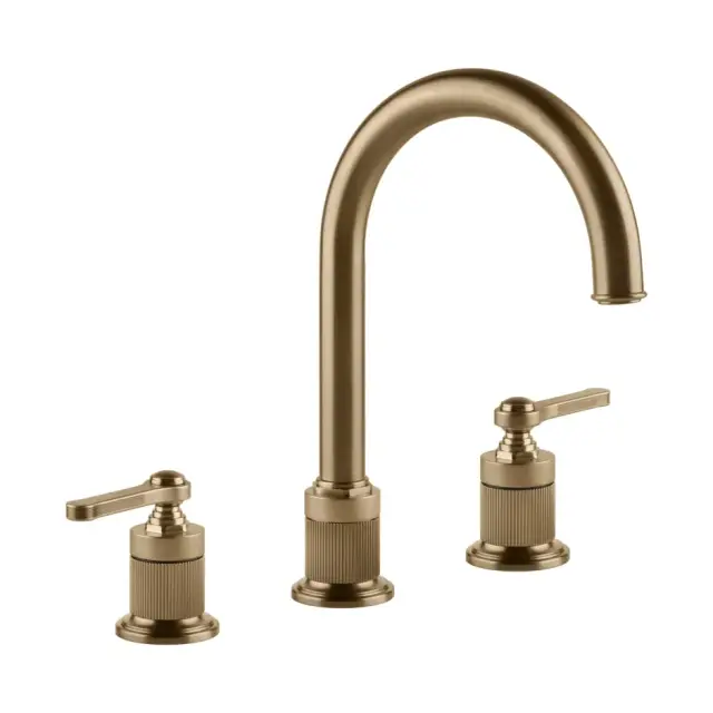 Смеситель для раковины Gessi VENTI20 65015#726 Warm Bronze Brushed PVD