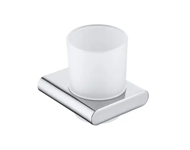 NOKEN CONCEPT Держатель зубных принадлежностей, матовое стекло/хром