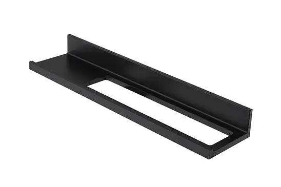 NOKEN ESSENCE C Полка для аксессуаров и полотенцедержатель 45 см, алюминий черный