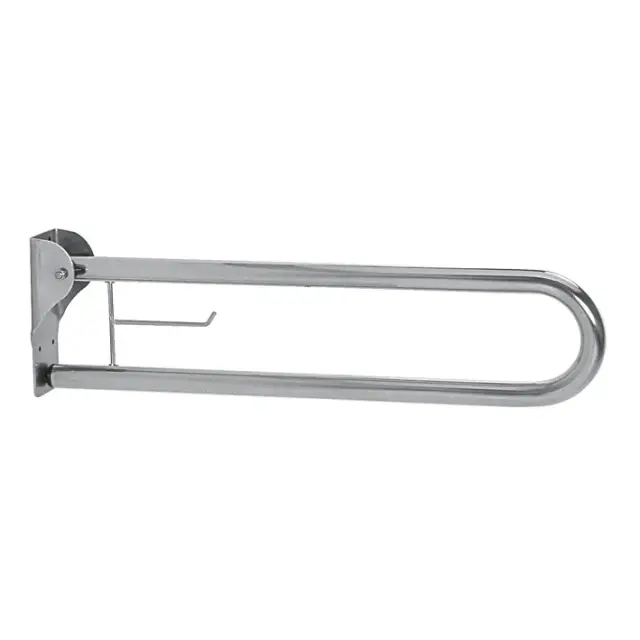 NOKEN EASY PMR Штанга откидная вертикальная 68 см с держателем туалетной бумаги, хром