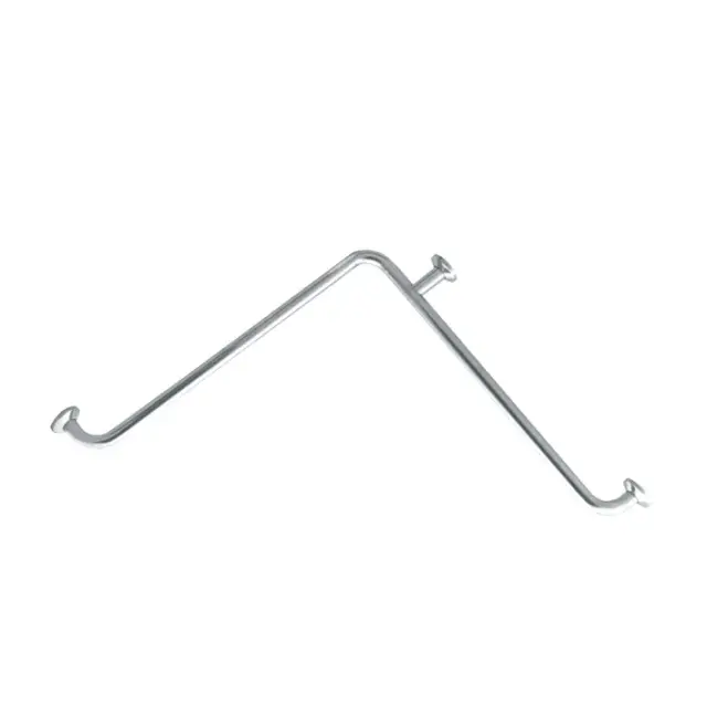 NOKEN EASY PMR Штанга горизонтальная угловая 70x74 см, без вертикальной штанги, хром