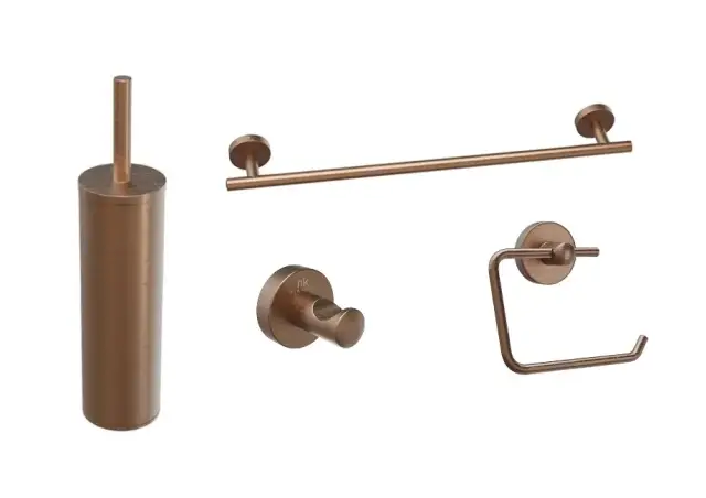 NOKEN PACK HOTELS Комплект аксессуаров, браш. медь