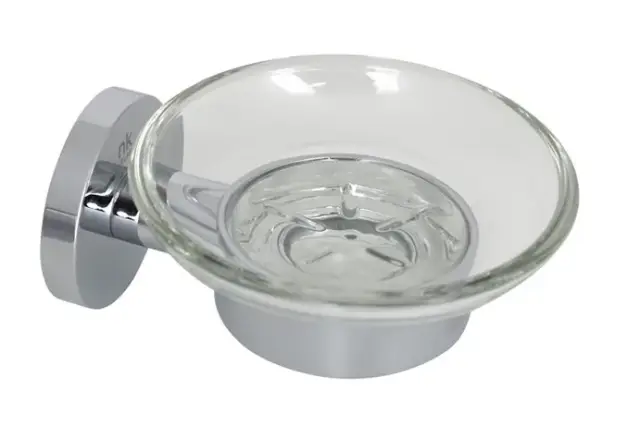 NOKEN HOTELS Мыльница настенная, стекло/хром