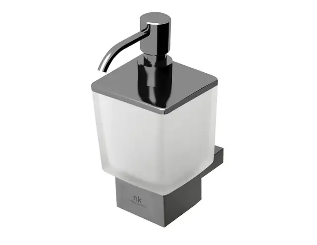 NOKEN URBAN C Дозатор настенный, стекло/титан