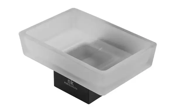 NOKEN URBAN C Мыльница настенная, стекло/черный