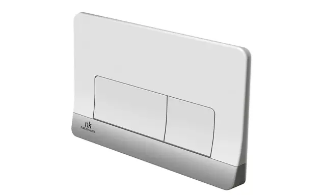 NOKEN FORMA Клавиша для двойного смыва, белый/хром