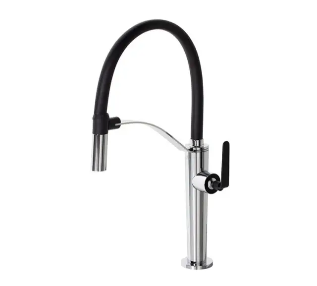 NOKEN MAGNET Однорычажный смеситель для мойки с вытяжным душем, поворотный излив, хром