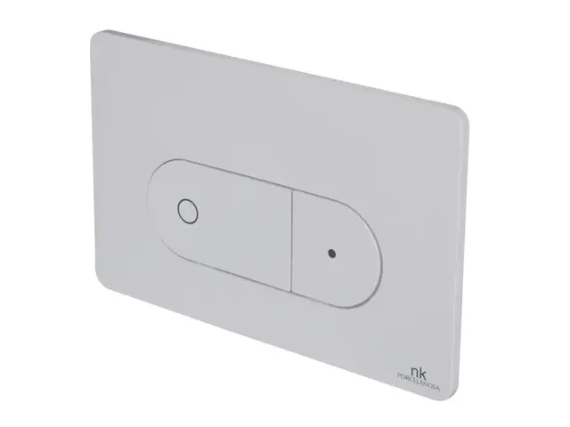 NOKEN OVAL Клавиша для двойного смыва, белый