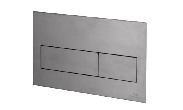 NOKEN TONO Клавиша для двойного смыва, шлифованная нержавеющая сталь