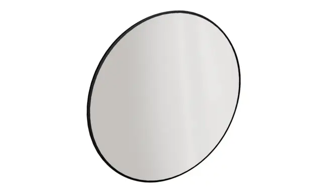 NOKEN LOUNGE Зеркало Ø 80 см с лакированной рамой, черный
