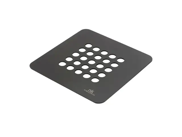 NOKEN Металлическая решетка для душевых поддонов Slate, LEI, чёрный