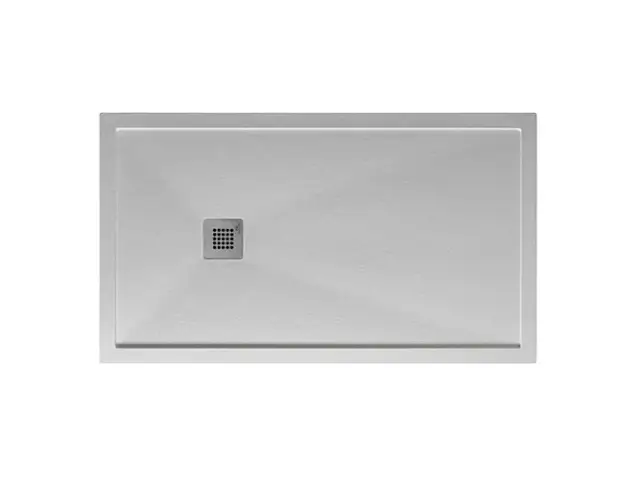 NOKEN LEI Поддон из минерального литья с фактурной поверхностью, 140x80х3,5h см, белый