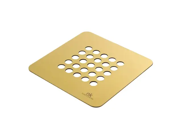 NOKEN Металлическая решетка для душевых поддонов Slate, LEI, золото