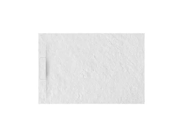 NOKEN UNSEEN Поддон из минерального литья с фактурной поверхностью, 120x80х2,5h см, белый