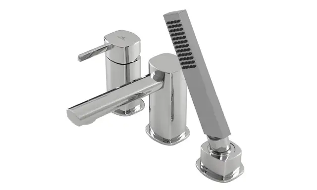 NOKEN CONCEPT Внешняя часть смесителя на борт ванны, хром