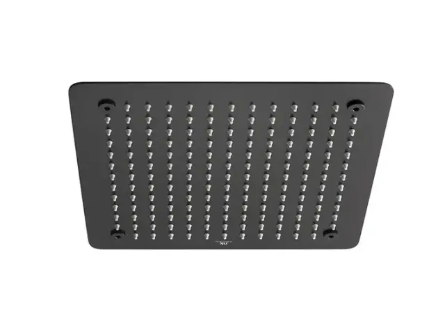 NOKEN LOGIC Верхний душ встраиваемый в потолок Square 30 см, 9 л/мин, чёрный