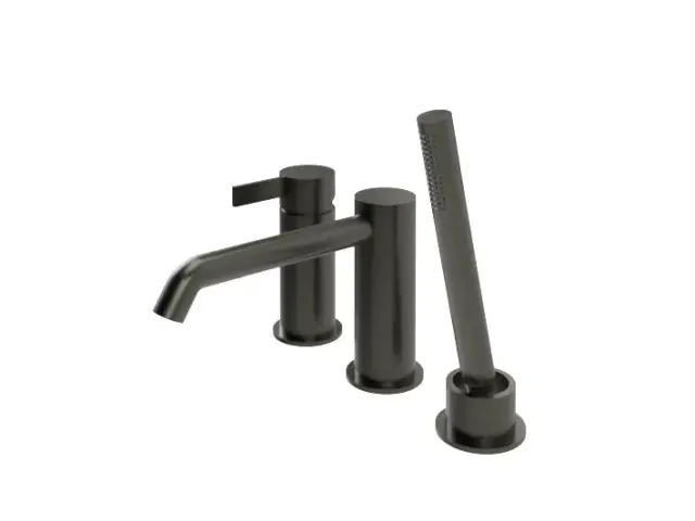 NOKEN LIGNAGE Внешняя часть смесителя на бортик ванны, браш. титан