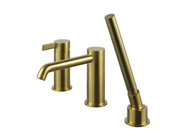 NOKEN LIGNAGE Внешняя часть смесителя на бортик ванны, браш. золото