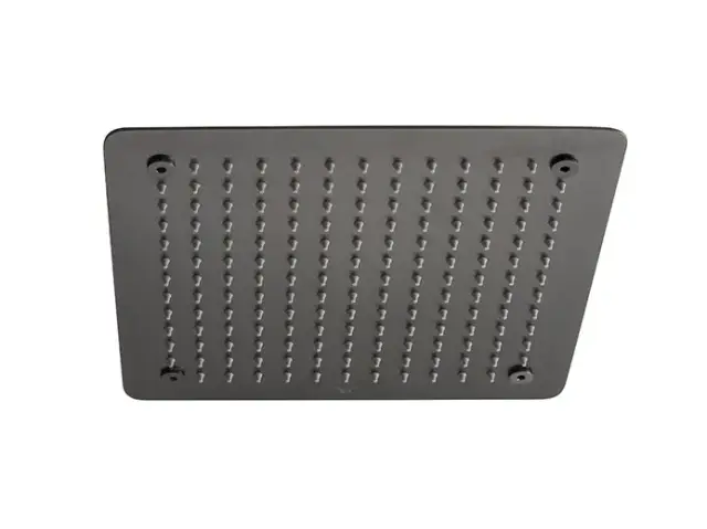 NOKEN LOGIC Верхний душ встраиваемый в потолок Square 30 см, 9 л/мин, браш. титан