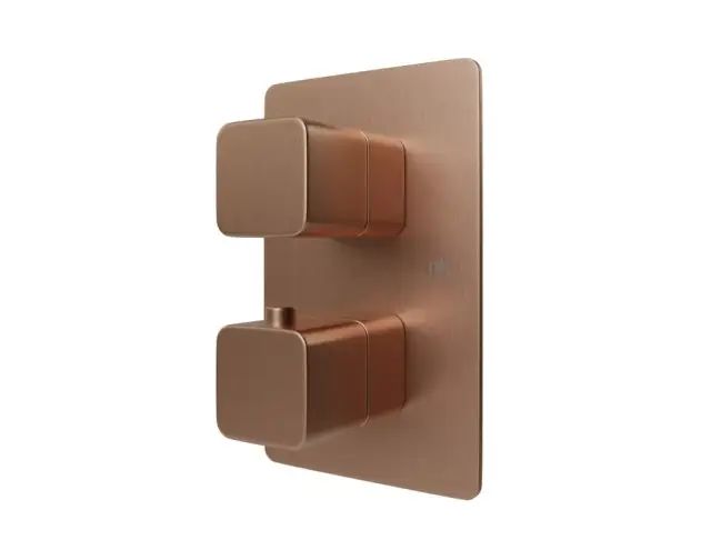 NOKEN LOUNGE Наружная часть термостатического смесителя Smartbox, браш. медь