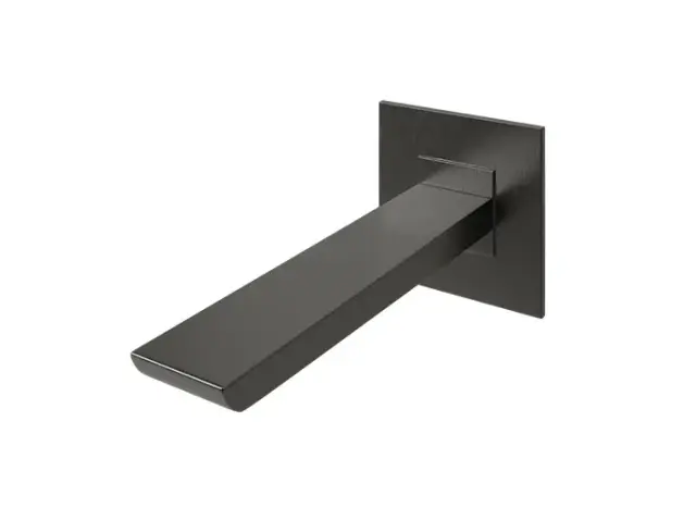 NOKEN OXO Излив для ванны настенный, 18,4 л/мин, вынос 212 мм, браш. титан